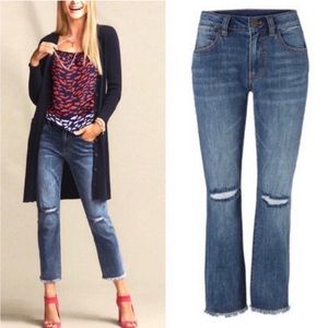 Cabi Cropped High Straights size 4